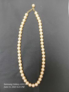 Single Strand Pearl Necklace