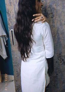 Elegant White Kurti with pant