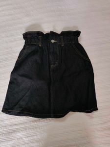 Dark Wash Denim Skirt