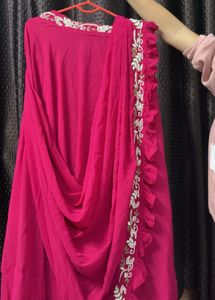 Embroidered Pink Blouse