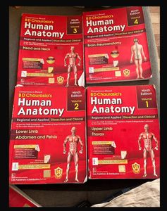 BD Chaurasia's Human Anatomy Set