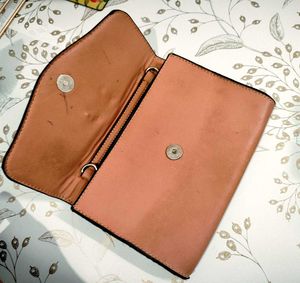 Versace Nude Pink Leather Medusa Clutch