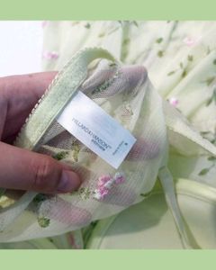 HILLARD&amp;HANSON Green Floral Babydoll Lingerie