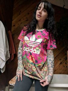 Adidas Floral Print T-Shirt