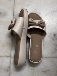 Cute Bow Slip-On Sandals