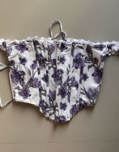Floral Print Corset Top