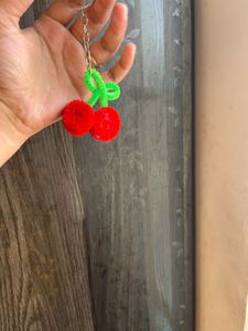 Cute Cherry Keychain
