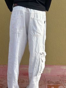 Men's White Carpenter pants