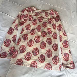 Block Print Corset styled kurta