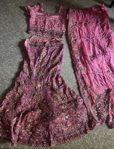 PINK LEHENGA CHOLI DUPATTA