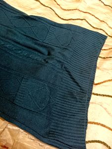 Woolen Teal Top