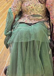 Sequin Lehenga Choli Set