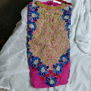 Full embellished pink Kurta