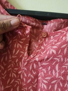 Pink Floral Print Mini Dress