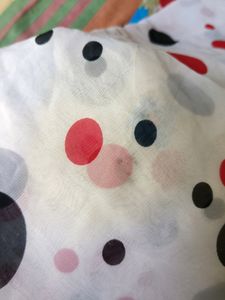 Vintage Saree With Polka Dot