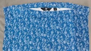 Fig Blue Floral Print Leggings