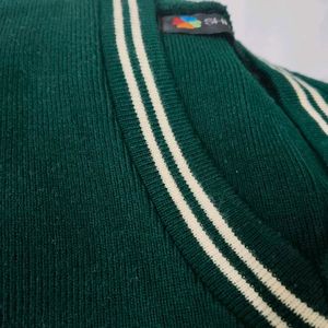 Green School Uniform Sweater