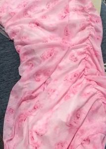 Pink Floral Slip Dress