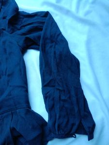 Bohemian Style Teal Blouse