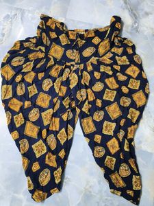 Boho Print Dhoti Pants