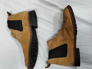 Tan Suede Chelsea Boots