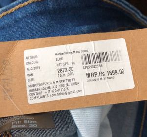 Blue Jeans (Men’s)
