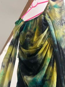 Tie-Dye Bodycon Mini Dress
