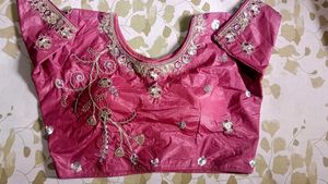 Exquisite Pink Embroidered Blouse
