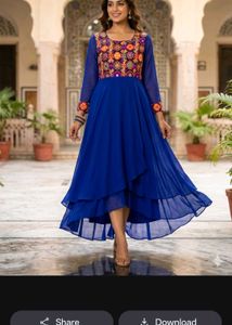 Beautiful Blue Ethnic Gown
