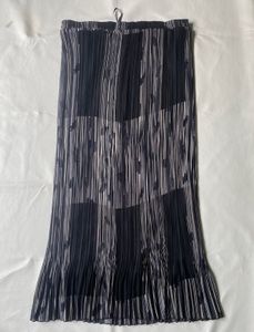 Pleated Maxi Skirt