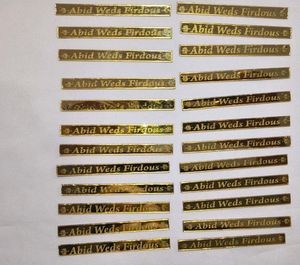 Personalized Wedding Favor Tags 6pieces
