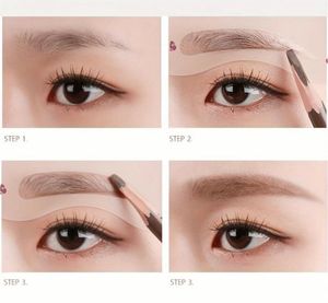 Vintage Magical Eyebrow Style Stencils