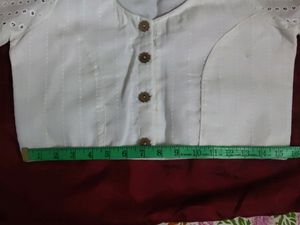 Cotton Chicken Work Ready Made Blouse
