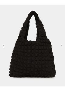 Textured Black stylish bag