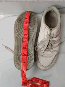 White Casual Sneakers with Pink Accents