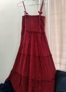 FREE SHIPPING📦Burgundy Maxi Sundress