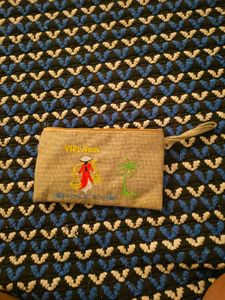 Vietnam Themed Embroidered Pouch