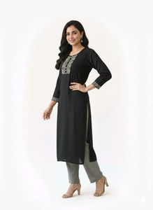 Elegant Embroidered Kurta Set