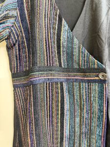 Stylish Striped warm winter dress