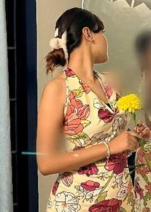 Floral Halter Neck Dress
