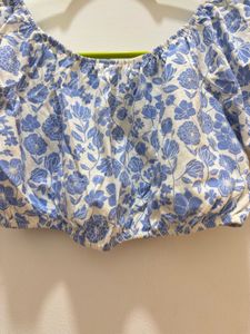 Zara Floral Crop Top