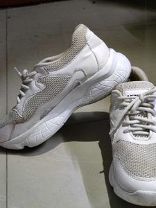 white sneakers