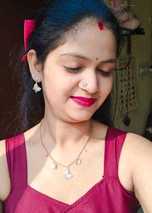 Elegant Red Velvet Dress