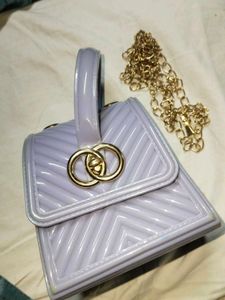 Chic Lavender Shoulder Bag