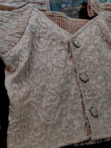 Cute Detailed Baby Pink Top🩷