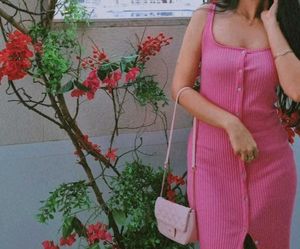 Pink bodycon dress