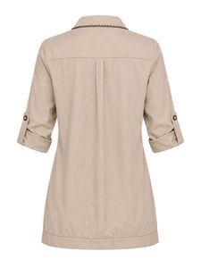 Boho Embroidered Tunic Top