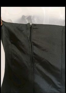 Elegant Black &amp; White Maxi Dress