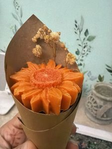 Handmade Sunflower candle Bouquet