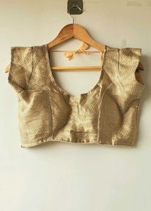 Princesscut Gold Brocade Blouse